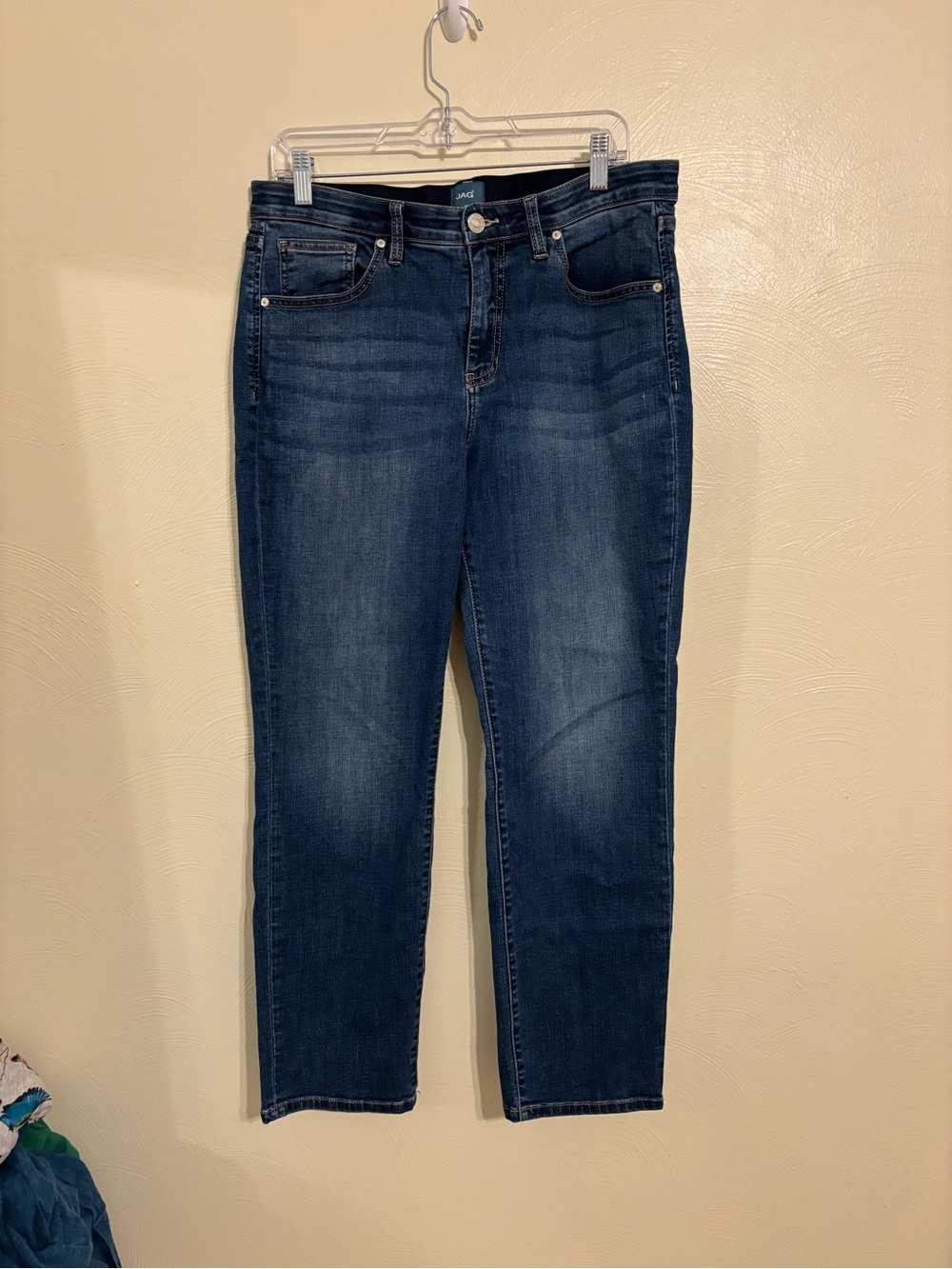 JAG Carter Girlfriend Jeans Women’s 14/26 Dark Wash Stretch Straight Leg